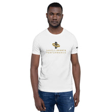 Load image into Gallery viewer, Black &amp; Gold Collection - Mens White and Gold Tee